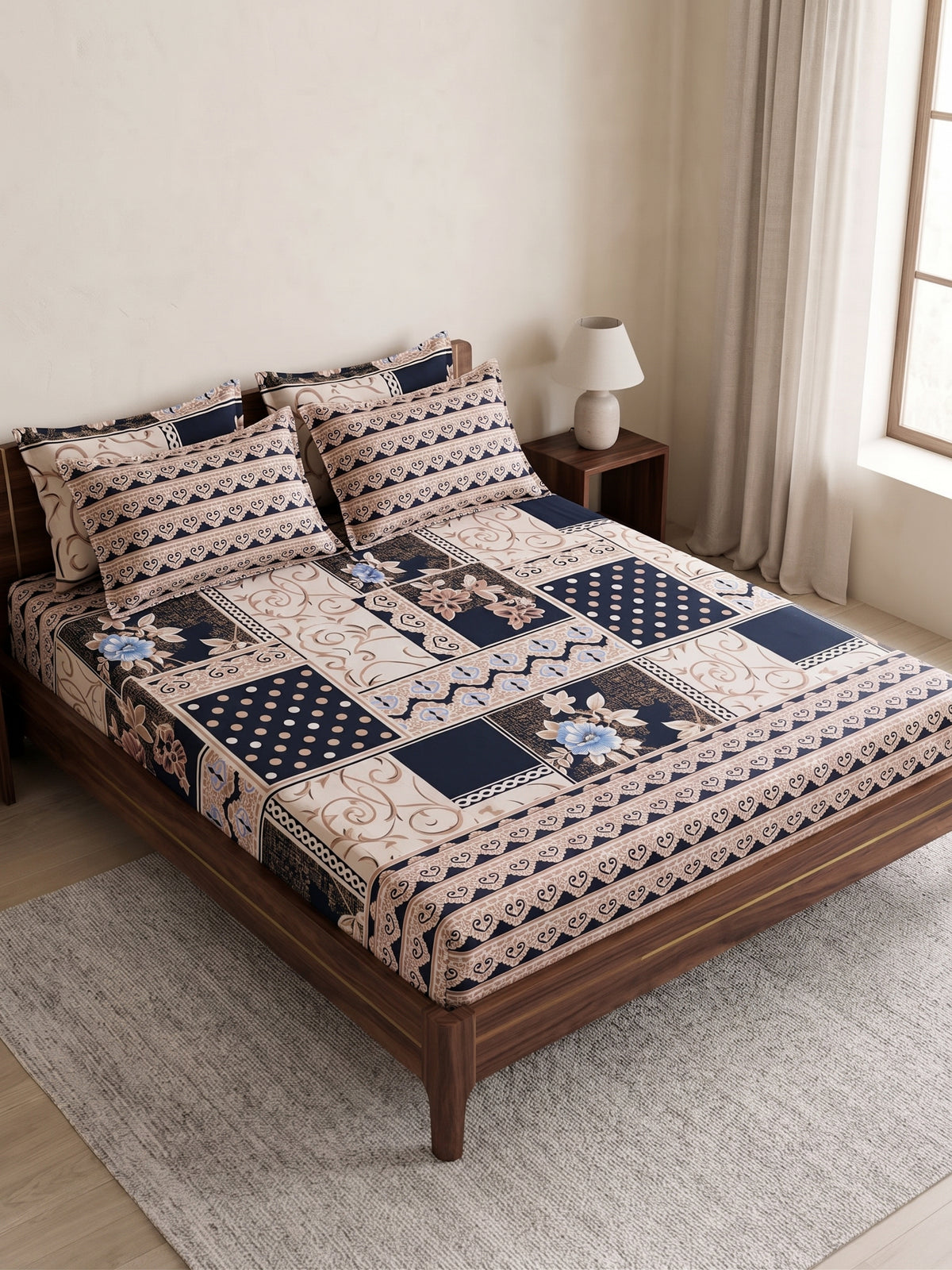 Cotton Bedsheets (King size)