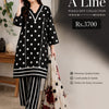 A-Line Black & White Polka Dot 3-Piece Suit