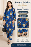 2PC Stitched (XS) Kurta , Trouser